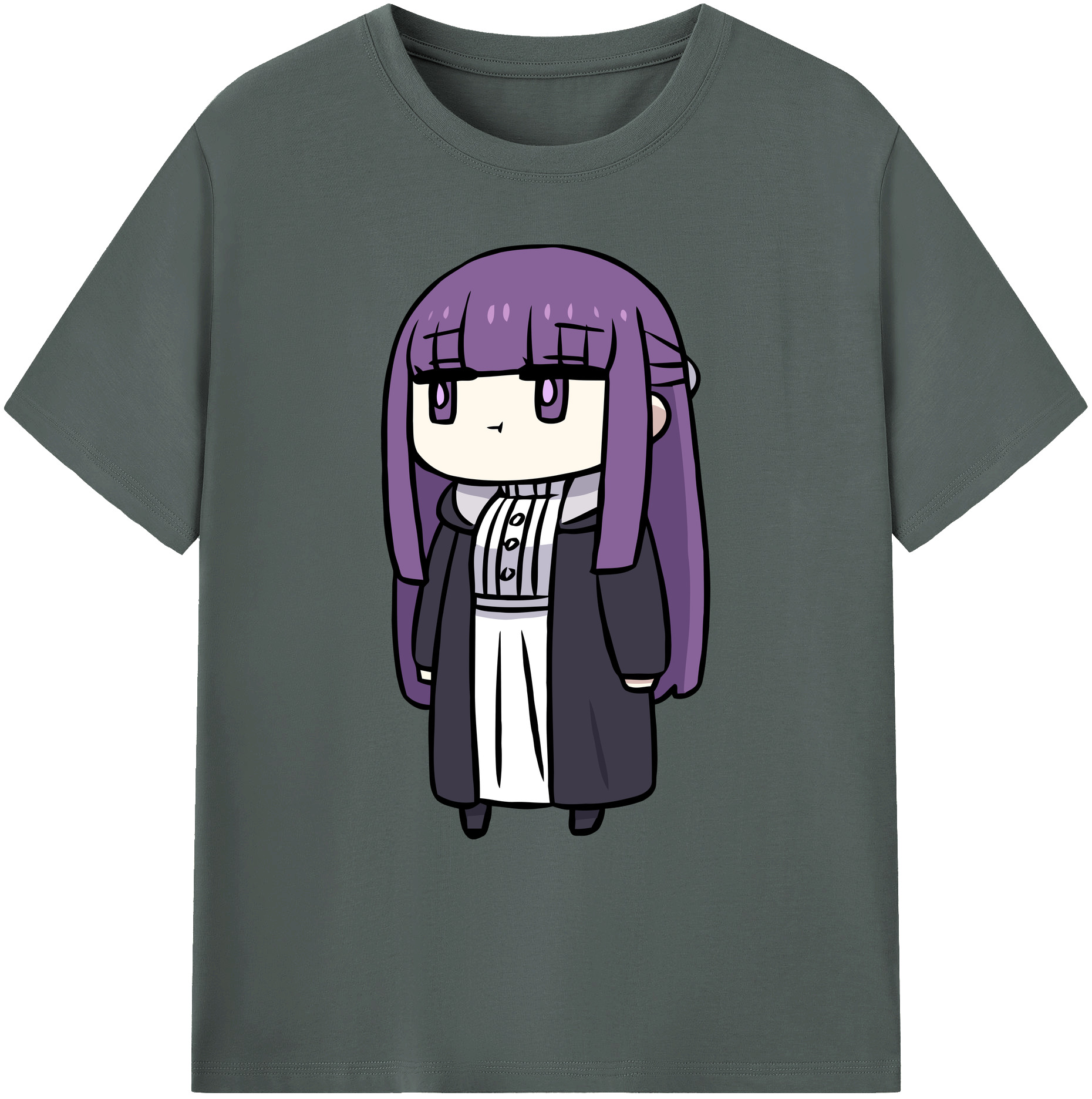 （画像用） 葬送のフリーレン Frieren 綿100％ メンズ半袖Tシャツ｜肌触りやわらか＆通気性